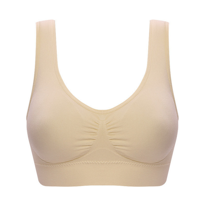 Sports Wear Bra Wirefree Yoga Bra with Removable Pads