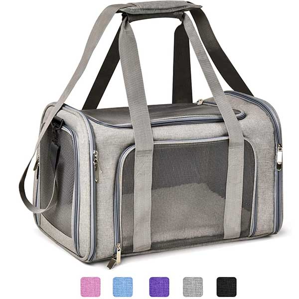 Dog Carrier for Small Medium Cats Approved Carrier Soft Sided Collapsible Travel Puppy Carrier-product