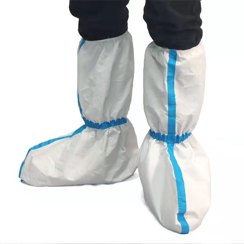 Disposable Boot Cover Isolation Protective Shoe Cover Non-woven Long Tube Shoe Cover Sealed Waterproof Epidemic Prevention Shoe Cover Isolation Shoe Cover