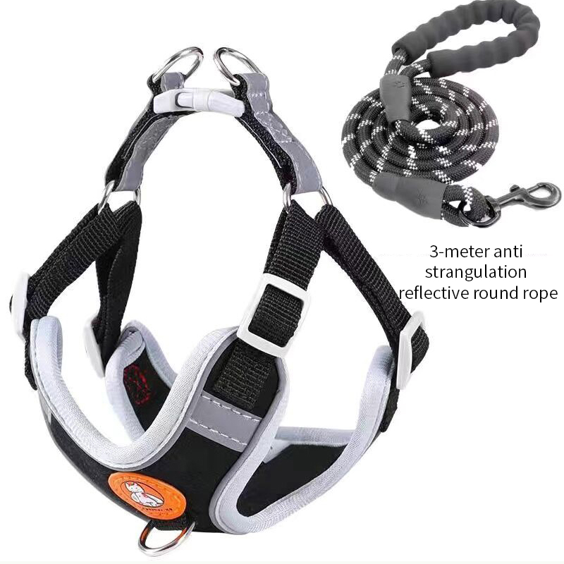 Pet Supply No Pull, Step in Adjustable Dog Harness with Padded Vest for All Weather, Easy to Put